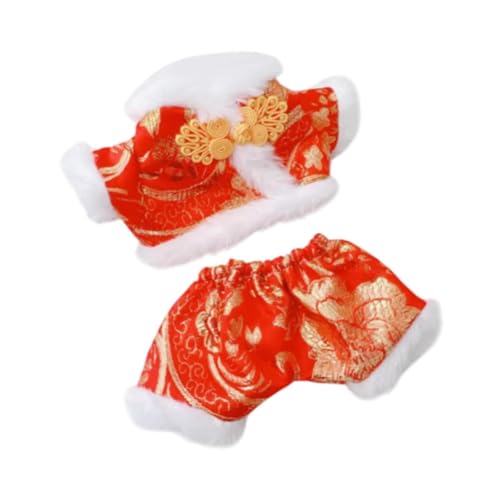 Folpus 2 Stücke Puppen Neujahr Top und Hose Kostüm Zubehör Handgemachte Kleidung für 8in Puppe Folpus 2 Stücke Puppen Neujahr Top und Hose Kostüm Zubehör Handgemachte Kleidung für 8in Puppe von Folpus