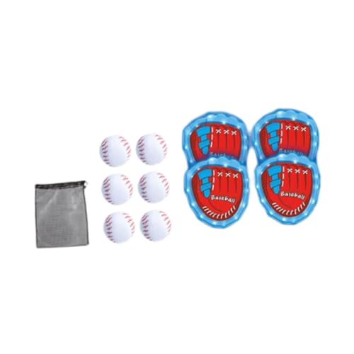 Folpus Ballwurf- und Fangspielset für Kinder, Freizeitspielset, Hand-Augen-Koordination, Wurf- und Fangspiel für Kinder, für Mädchen und Familien im Garten, Blau mit Tennis Folpus Ballwurf- und Fangspielset für Kinder, Freizeitspielset, Hand-Augen-Koordination, Wurf- und Fangspiel für Kinder, für Mädchen und Familien im Garten, Blau mit Tennis von Folpus
