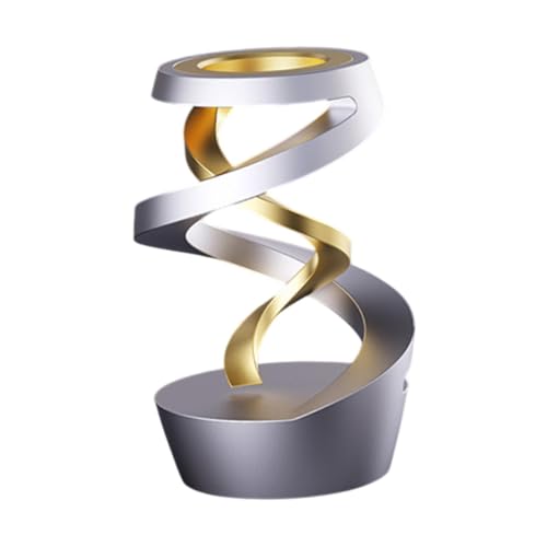 Folpus Kinetisches Schreibtischspielzeug, Fidget-Spielzeug für Erwachsene, Tischdekoration, Neuheit, Schreibtisch-Gyroskop-Ornament für Hotel, Geschenk, Gold Folpus Kinetisches Schreibtischspielzeug, Fidget-Spielzeug für Erwachsene, Tischdekoration, Neuheit, Schreibtisch-Gyroskop-Ornament für Hotel, Geschenk, Gold von Folpus