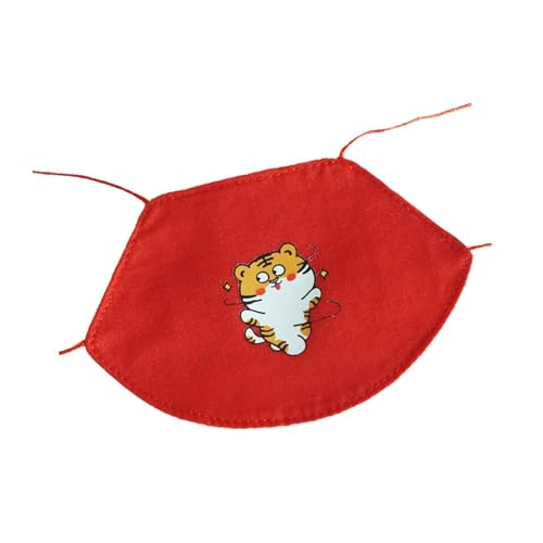 Folpus Kleidung für Plüschpuppen, Plüschtier-Kleidung, bequemes Puppen-Outfit, Puppenkleidung zum chinesischen Neujahr, Dancing Tiger S von Folpus