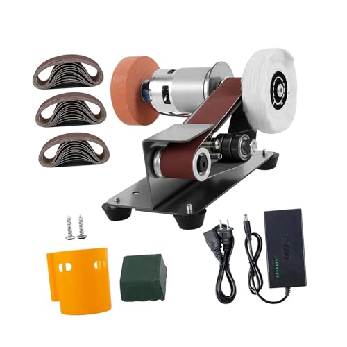 Folpus Mini Gürtelschleifer Premium Elektrisches Schärfen für Metallholz DIY Folpus Mini Gürtelschleifer Premium Elektrisches Schärfen für Metallholz DIY von Folpus