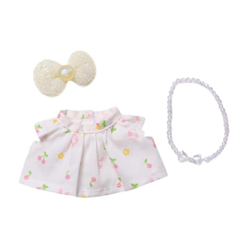 Folpus Stoffpuppenkleid, Kleidung, Foto-Requisiten, Mode, Rollenspiel-Kostüme, DIY. Machen Sie Ihre eigenen Puppen, Hosenträgerrock für 17-cm-Puppen, Kaninchenrock von Folpus