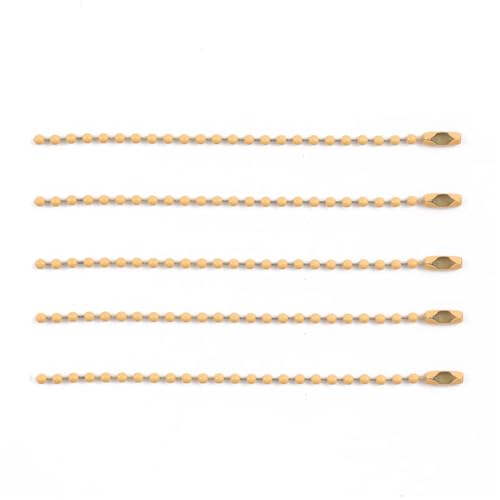 20/40 Stück Perlenketten passend for Schlüsselanhänger/Puppen/Label-Handanhänger-Anschluss, Backfarbe for Schmuckherstellung, Zubehör, DIY-Armbänder für Halsketten, Armbänder(Orange,40pcs lot) 20/40 Stück Perlenketten passend for Schlüsselanhänger/Puppen/Label-Handanhänger-Anschluss, Backfarbe for Schmuckherstellung, Zubehör, DIY-Armbänder für Halsketten, Armbänder(Orange,40pcs lot) von FonHNDG