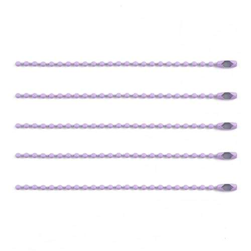 20/40 Stück Perlenketten passend for Schlüsselanhänger/Puppen/Label-Handanhänger-Anschluss, Backfarbe for Schmuckherstellung, Zubehör, DIY-Armbänder für Halsketten, Armbänder(PURPLE,20pcs lot) 20/40 Stück Perlenketten passend for Schlüsselanhänger/Puppen/Label-Handanhänger-Anschluss, Backfarbe for Schmuckherstellung, Zubehör, DIY-Armbänder für Halsketten, Armbänder(PURPLE,20pcs lot) von FonHNDG