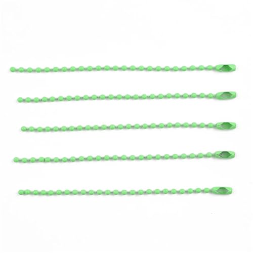 FonHNDG 20/40 Stück Perlenketten passend for Schlüsselanhänger/Puppen/Label-Handanhänger-Anschluss, Backfarbe for Schmuckherstellung, Zubehör, DIY-Armbänder für Halsketten, Armbänder(Green,40pcs Lot) FonHNDG 20/40 Stück Perlenketten passend for Schlüsselanhänger/Puppen/Label-Handanhänger-Anschluss, Backfarbe for Schmuckherstellung, Zubehör, DIY-Armbänder für Halsketten, Armbänder(Green,40pcs Lot) von FonHNDG