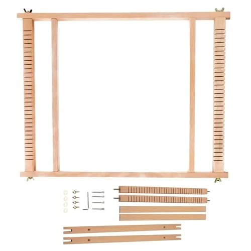 FonHNDG Multi-Craft Looming Handgestrickte Maschine mit Ständer Kreative DIY Mini Taschen Seil Handwerk Weben Kunst Hause Nähen für Kissen, Wandteppich von FonHNDG