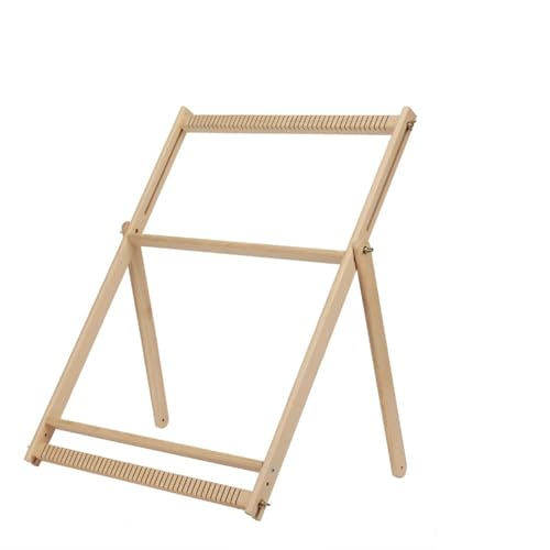 FonHNDG Webstuhl mit Ständer, hölzerne Gobelin-Strickmaschine, Kunsthandwerk, fördert die Kreativität, Webrahmen for Anfänger für Kissen, Wandteppich FonHNDG Webstuhl mit Ständer, hölzerne Gobelin-Strickmaschine, Kunsthandwerk, fördert die Kreativität, Webrahmen for Anfänger für Kissen, Wandteppich von FonHNDG