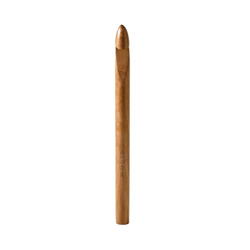 Fonowx Häkelnadel aus Holz, Stricknadel, DIY-Handwerk, leichtes Webwerkzeug, Häkelnadel für Handschuhe, Stricken, Häkelzubehör, 15mm Fonowx Häkelnadel aus Holz, Stricknadel, DIY-Handwerk, leichtes Webwerkzeug, Häkelnadel für Handschuhe, Stricken, Häkelzubehör, 15mm von Fonowx