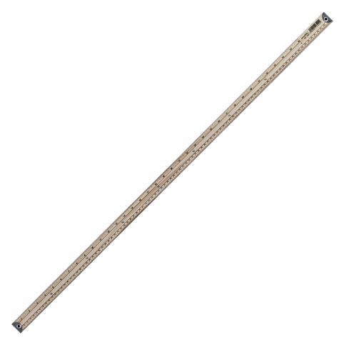 Fonowx Meterstäbe, Lineal, Nählineal, Holz, metrisch, 100 cm, langlebig, gerade, Schneiderwerkzeug für den Schulunterricht, Nähbüro von Fonowx