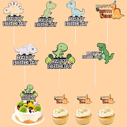 7 Stück dino Tortendeko Dinosaurier Geburtstag Deko Happy Birthday Tortendeko Cupcake Topper Muffin Deko geburtstag Kinder Geburtstag Party Torte Deko Supplies, Kuchendeko für Baby Shower Party 7 Stück dino Tortendeko Dinosaurier Geburtstag Deko Happy Birthday Tortendeko Cupcake Topper Muffin Deko geburtstag Kinder Geburtstag Party Torte Deko Supplies, Kuchendeko für Baby Shower Party von Fonyet