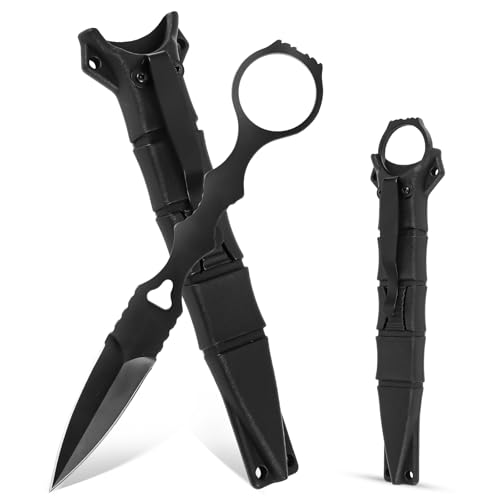 Fonyet Neck Knife Messer Zweischneidiges Outdoor Survival Messer mit Kydex Scheide 17cm Klein Messer Gürtelmesser Scharfes Campingmesser für Männer Fonyet Neck Knife Messer Zweischneidiges Outdoor Survival Messer mit Kydex Scheide 17cm Klein Messer Gürtelmesser Scharfes Campingmesser für Männer von Fonyet
