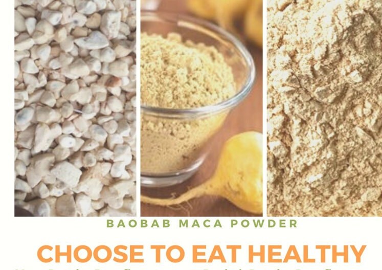 Maca, Matcha & Baobab Kapseln 3 Starke Superfoods Mix - Oder Pulver Quelle Von Multivitaminen Und Nährstoffen von FoodSupplementsStore