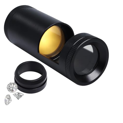 Foollusiie Tragbares Polariscop Polariscope Dual Objektiv Optisches Glas 93 mm L?nge Durablealuminiumk?rper f¨¹r Juwelier, Schmuckwerkzeuge Foollusiie Tragbares Polariscop Polariscope Dual Objektiv Optisches Glas 93 mm L?nge Durablealuminiumk?rper f¨¹r Juwelier, Schmuckwerkzeuge von Foollusiie