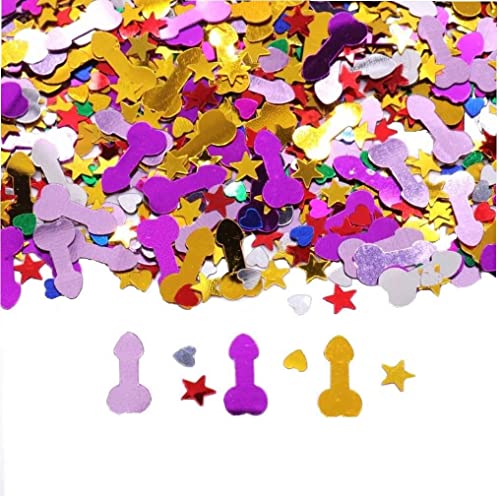 Buntes Glitzer Konfetti Mini Stern Herz Party Konfetti Tischdeko für Valentinstag Deko Konfetti, Feier, Hochzeit Buntes Glitzer Konfetti Mini Stern Herz Party Konfetti Tischdeko für Valentinstag Deko Konfetti, Feier, Hochzeit von Fopytu