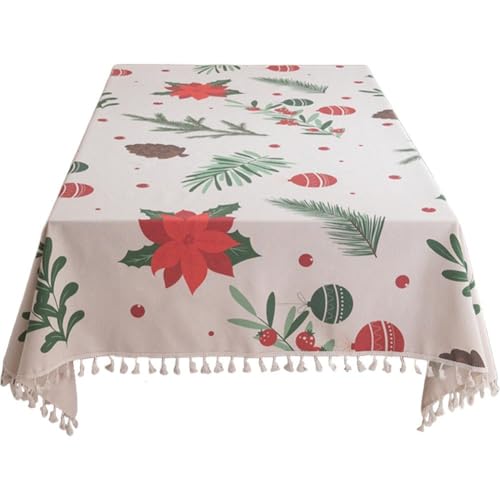 Fopytu 1 X Weihnachtstischdecke, Rechteckig, Herbsternte, Fleckenabweisend, Thanksgiving-tischdecke Für Zuhause, Küche, Partyzubehör Fopytu 1 X Weihnachtstischdecke, Rechteckig, Herbsternte, Fleckenabweisend, Thanksgiving-tischdecke Für Zuhause, Küche, Partyzubehör von Fopytu