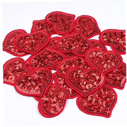 Fopytu 10 Pcs Pailletten Herz Nähen Auf/Eisen Auf Gestickten Flecken Kleidung Kleid Huthosen Schuhe Nähen Dekoration DIY Craft Applique Patches Fopytu 10 Pcs Pailletten Herz Nähen Auf/Eisen Auf Gestickten Flecken Kleidung Kleid Huthosen Schuhe Nähen Dekoration DIY Craft Applique Patches von Fopytu
