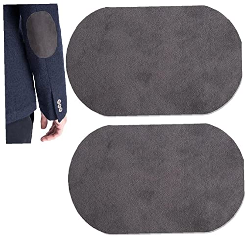 Fopytu 2pcs Ellbogen Wildleder Stofftuch Eisen Auf Knieflecken Kleidungsstücke Knie Applikation von Fopytu