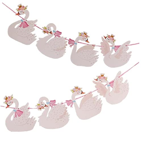 Schwan Banner Party Dekorationen Pink Schwan Banner Garland Party Vorräte Für Kinder Mädchen Frauen Enfant Schwan Banner Party Dekorationen Pink Schwan Banner Garland Party Vorräte Für Kinder Mädchen Frauen Enfant von Fopytu