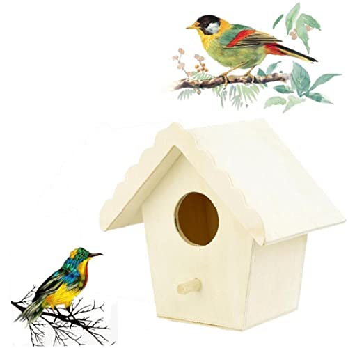 Vogel Nistkasten Naturholz Hängende Nistkiste Für Vögel Holz Kleines Vogelhaus Für Garten Im Freien Baum Balkon Vogel Nistkasten Naturholz Hängende Nistkiste Für Vögel Holz Kleines Vogelhaus Für Garten Im Freien Baum Balkon von Fopytu