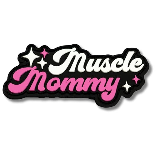 Patches Klett - PVC Patch für taktische Rucksäcke und Westen Cross Training und Fitnessstudio - Aufnäher mit Klettverschluss - Militär Patch Klett - Muscle Mommy geprägter Klettaufnäher Zubehör von Foratos