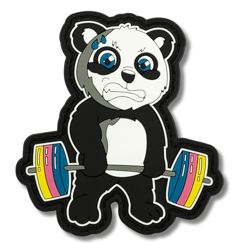 Patches Klett - PVC Patch für taktische Rucksäcke und Westen Cross Training und Fitnessstudio - Aufnäher mit Klettverschluss - Militär Patch Klett - Panda geprägter Klettaufnäher Zubehör Patches Klett - PVC Patch für taktische Rucksäcke und Westen Cross Training und Fitnessstudio - Aufnäher mit Klettverschluss - Militär Patch Klett - Panda geprägter Klettaufnäher Zubehör von Foratos