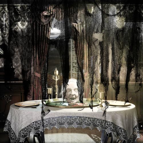 Forbabe 12 x 1.2 m Halloween Dekoration Gaze, Käsetuch Türvorhang Halloween Gruseliger Stoff Geeignet für Türen, Hallen, Duschvorhänge, Veranden, Decks, Fenster, Tore, Deko Prop Forbabe 12 x 1.2 m Halloween Dekoration Gaze, Käsetuch Türvorhang Halloween Gruseliger Stoff Geeignet für Türen, Hallen, Duschvorhänge, Veranden, Decks, Fenster, Tore, Deko Prop von Forbabe
