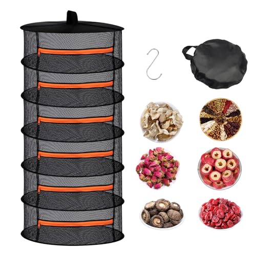 Forbabe 6-Lagiges Trockennetz Kräuter Kräutertrockner Hängend mit Haken Trocknen Netz Kräuternetz zum Trocknen Mesh Trockennetz für Pflanze, Kräuter, Gewürze, Gemüse, Fleisch Forbabe 6-Lagiges Trockennetz Kräuter Kräutertrockner Hängend mit Haken Trocknen Netz Kräuternetz zum Trocknen Mesh Trockennetz für Pflanze, Kräuter, Gewürze, Gemüse, Fleisch von Forbabe
