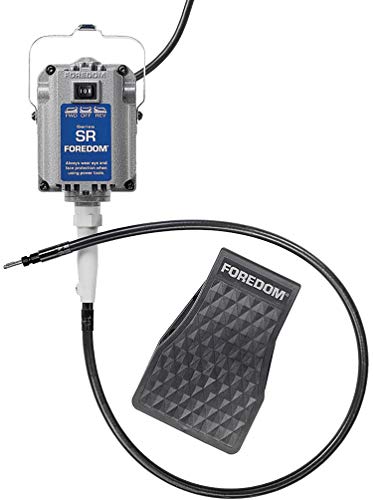 Foredom Reversibler SR-Motor mit Standardwellenmantel und Fußsteuerung, Flexschaft, Maschinenschmuckherstellung, M.SR-FCT Drehmotor, 115 V, 1/6 PS Foredom Reversibler SR-Motor mit Standardwellenmantel und Fußsteuerung, Flexschaft, Maschinenschmuckherstellung, M.SR-FCT Drehmotor, 115 V, 1/6 PS von Foredom