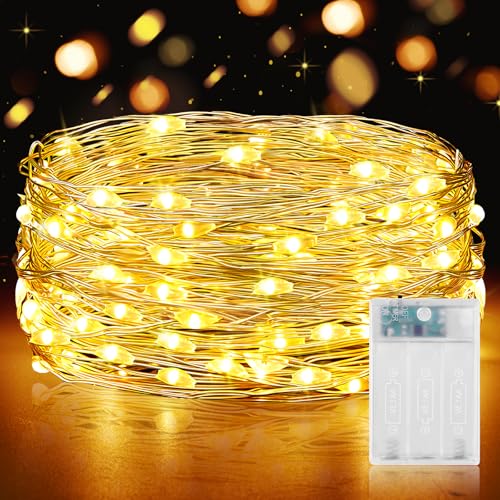 Lichterkette Batterie Timer, 5M 50er Led Lichterkette mit Batterie, LED Lichterketten Innen Kleine Lichterketten für Weihnachten DIY Schlafzimmer Party Garten Hochzeit Zimmer Dekoration Lichterkette Batterie Timer, 5M 50er Led Lichterkette mit Batterie, LED Lichterketten Innen Kleine Lichterketten für Weihnachten DIY Schlafzimmer Party Garten Hochzeit Zimmer Dekoration von Forepin