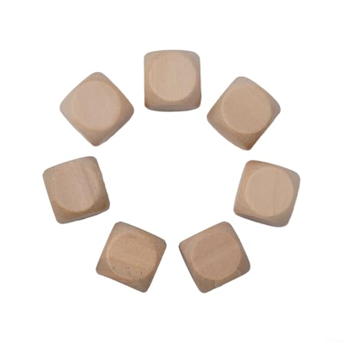 DIY Holzwürfel-Set, unlackierte Holzwürfel für kreative Projekte, 10 Stück (20 mm) von FortunateSweet