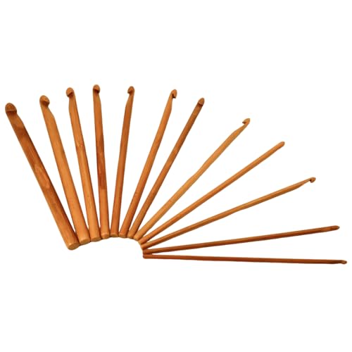 FortuneGlobe Häkelnadel Set 12 Stück, Stricknadeln Holz, Häkelnadeln, Häkelnadel Set Holz, Häkelnadel Holzgriff FortuneGlobe Häkelnadel Set 12 Stück, Stricknadeln Holz, Häkelnadeln, Häkelnadel Set Holz, Häkelnadel Holzgriff von FortuneGlobe