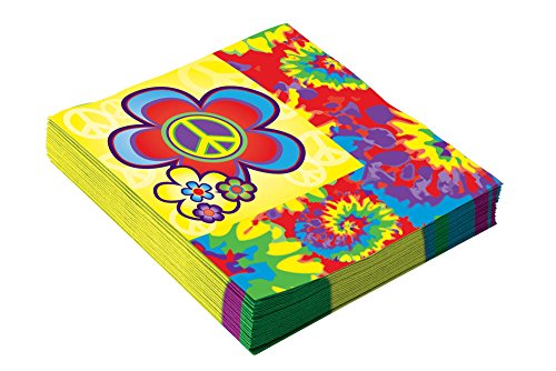 Forum Novelties X75805 Hippie Décoration Serviette, Bunt von Forum Novelties
