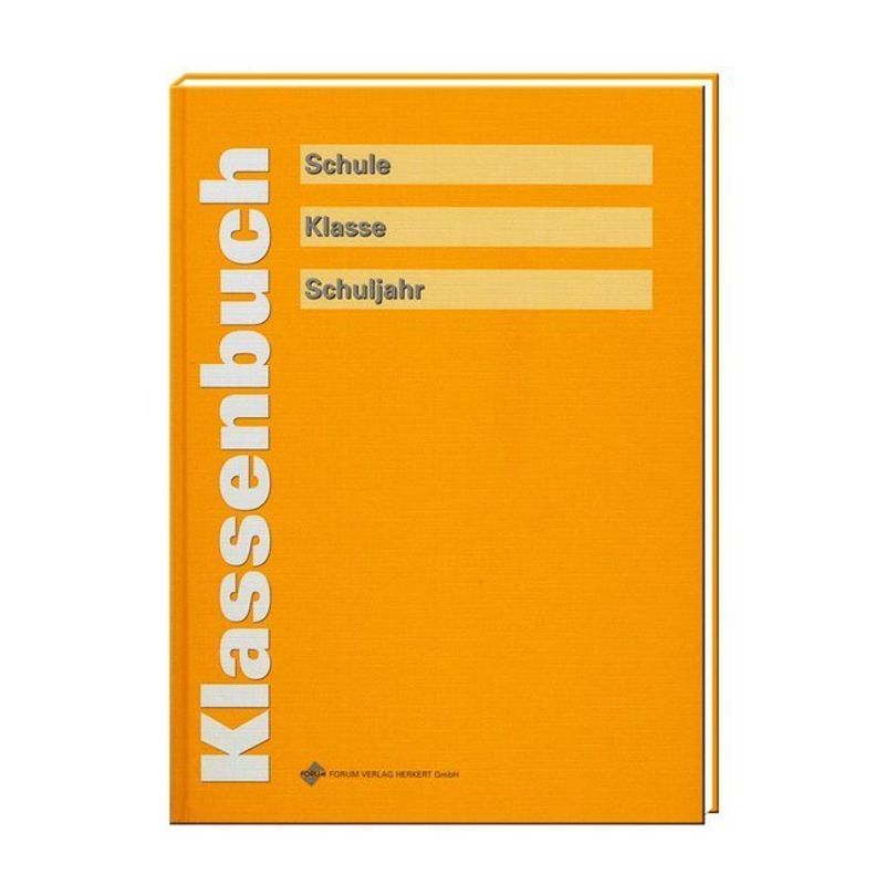Klassenbuch (Sonnengelb), Gebunden von Forum Verlag Herkert