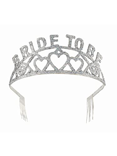 Forum Diadem, glitzernd, Aufschrift Bride to Be von Forum Novelties