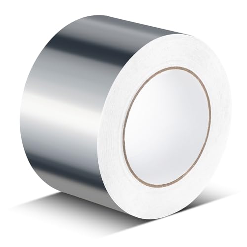 Fosdaling Aluminium Klebeband Hitzebeständig - Selbstklebend Alu-Klebeband - 1 Rollen 75mm X 50m Silber Aluband - Wasser- und Dampfdicht, Aluminium Tape zum Reparieren, Versiegeln und Isolierung Fosdaling Aluminium Klebeband Hitzebeständig - Selbstklebend Alu-Klebeband - 1 Rollen 75mm X 50m Silber Aluband - Wasser- und Dampfdicht, Aluminium Tape zum Reparieren, Versiegeln und Isolierung von Fosdaling