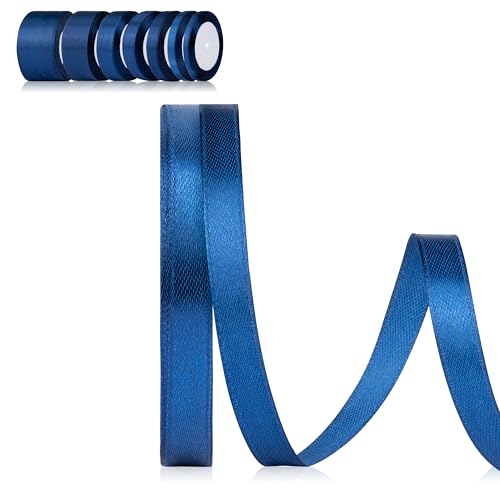 Foshird Satinband Blau 10mm x 22m Geschenkband DunkelBlau Schleifenband Polyester Bänder zum Basteln Dekoband für Geschenkverpackung Geburtstag DIY -Marineblau Foshird Satinband Blau 10mm x 22m Geschenkband DunkelBlau Schleifenband Polyester Bänder zum Basteln Dekoband für Geschenkverpackung Geburtstag DIY -Marineblau von Foshird