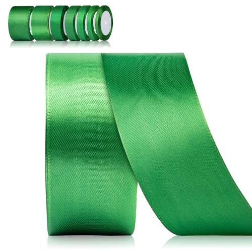 Foshird Satinband Grün 40mm x 22m Geschenkband Breit Schleifenband Polyester Bänder zum Basteln Dekoband für Geschenkverpackung Geburtstag Weihnachten DIY -Dunkelgrün Foshird Satinband Grün 40mm x 22m Geschenkband Breit Schleifenband Polyester Bänder zum Basteln Dekoband für Geschenkverpackung Geburtstag Weihnachten DIY -Dunkelgrün von Foshird