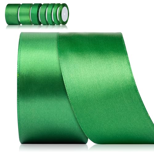 Foshird Satinband Grün 50mm x 22m Geschenkband Breit Schleifenband Polyester Bänder zum Basteln Dekoband für Geschenkverpackung Geburtstag Weihnachten DIY -Dunkelgrün Foshird Satinband Grün 50mm x 22m Geschenkband Breit Schleifenband Polyester Bänder zum Basteln Dekoband für Geschenkverpackung Geburtstag Weihnachten DIY -Dunkelgrün von Foshird