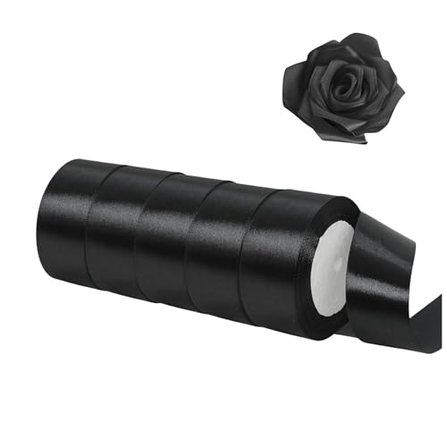 Satinband-Rolle, 3,8 cm breit, 125 m, einseitiger Polyester-Seidenstoff, Premium, faltenfrei, weiches und glänzendes Band für Geschenkverpackungen, Hochzeitsdekoration, Schleifenherstellung Satinband-Rolle, 3,8 cm breit, 125 m, einseitiger Polyester-Seidenstoff, Premium, faltenfrei, weiches und glänzendes Band für Geschenkverpackungen, Hochzeitsdekoration, Schleifenherstellung von Foson