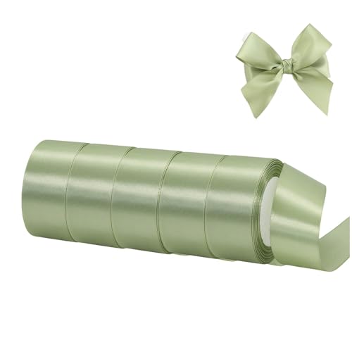 Satinband-Rolle, 3,8 cm breit, 125 m, einseitiger Polyester-Seidenstoff, Premium, faltenfrei, weiches und glänzendes Band für Geschenkverpackungen, Hochzeitsdekoration, Schleifenherstellung Satinband-Rolle, 3,8 cm breit, 125 m, einseitiger Polyester-Seidenstoff, Premium, faltenfrei, weiches und glänzendes Band für Geschenkverpackungen, Hochzeitsdekoration, Schleifenherstellung von Foson