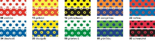 Fotokarton Punkte 300G.49,5x68CM,10BG.SCHW./ROT von Fotokarton Punkte 300G.49,5x68CM,10BG.SCHW./ROT