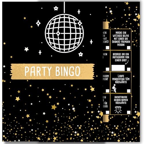 Party Bingo by snaPmee - Spiel Geburtstag, Jugendweihe, Hochzeit, JGA - Partyspiel für Frauen & Männer - 16 Aufgaben auf 20 Karten, DIN-A6 Party Bingo by snaPmee - Spiel Geburtstag, Jugendweihe, Hochzeit, JGA - Partyspiel für Frauen & Männer - 16 Aufgaben auf 20 Karten, DIN-A6 von Fotospiel