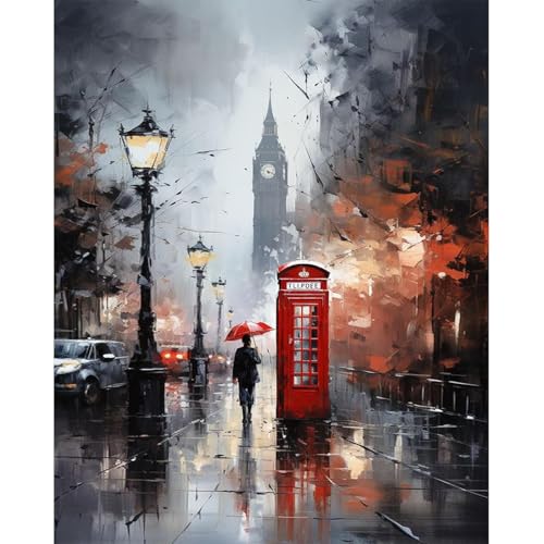 Malen Nach Zahlen Erwachsene London, Big Ben Malen Nach Zahlen für Erwachsene, Paint by Numbers Adult auf Leinwand ohne Rahmen, DIY Acryl Painting by Numbers für Home Wall Decor Geschenk 40x50 CM Malen Nach Zahlen Erwachsene London, Big Ben Malen Nach Zahlen für Erwachsene, Paint by Numbers Adult auf Leinwand ohne Rahmen, DIY Acryl Painting by Numbers für Home Wall Decor Geschenk 40x50 CM von Fountor