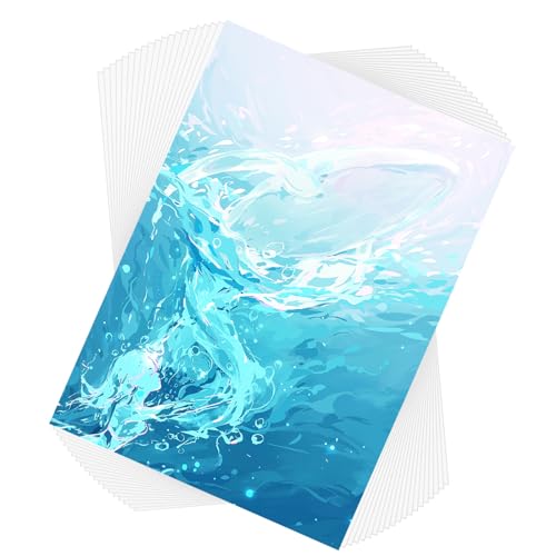 Fousenuk Aquarellpapier A4, 40 Blatt 300G/M² Aquarell Papier, Weiß Aquarellblock Watercolor Paper, Aquarellpapier Aqurellpapierblock für Studenten, Anfänger, Zeichenpapier zum Aquarell und Skizzieren von Fousenuk