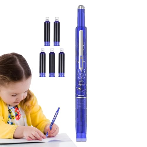 Foway Drückmechanik Füllfederhalter - Schreibgerät Mit 5 Tintenpatronen,0,38 Mm Feinspitze Für Schule Zeichnen Kalligraphie Notizen Foway Drückmechanik Füllfederhalter - Schreibgerät Mit 5 Tintenpatronen,0,38 Mm Feinspitze Für Schule Zeichnen Kalligraphie Notizen von Foway