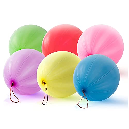 Neon-Punschballons,50 stücke 12 zoll Runde Bunte Punch Ballon Spielzeug - Strapazierfähige Stanzballons mit Gummibändern für Kindergeburtstage Foway von Foway
