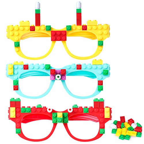Fowecelt Bauklötze Brillen Spleißbrille Spielzeug: 12 Stück Building Bricks Gläser Bausteine Brillen Kreatives buntes DIY-Brillenspielzeug Personalisierte Geschenke für Kindergeburtstag Fowecelt Bauklötze Brillen Spleißbrille Spielzeug: 12 Stück Building Bricks Gläser Bausteine Brillen Kreatives buntes DIY-Brillenspielzeug Personalisierte Geschenke für Kindergeburtstag von Fowecelt