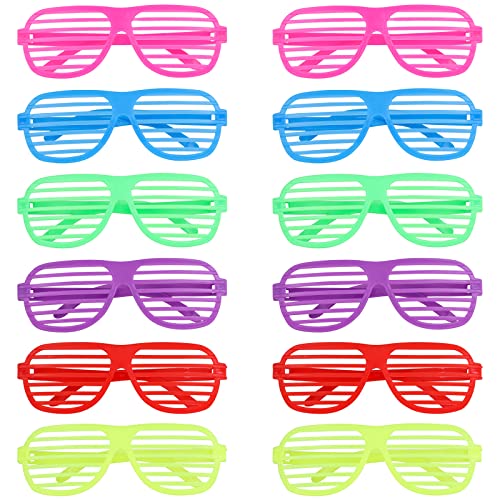 Fowecelt Atzenbrille Partybrille Spaßbrillen Scherzbrille: 12 Paar Shutter Shades Brille, Mode Kunststoff Jalousien Brille Sonnenbrille, Scherzartikel für Geburtstagsparty Karneval Fowecelt Atzenbrille Partybrille Spaßbrillen Scherzbrille: 12 Paar Shutter Shades Brille, Mode Kunststoff Jalousien Brille Sonnenbrille, Scherzartikel für Geburtstagsparty Karneval von Fowecelt