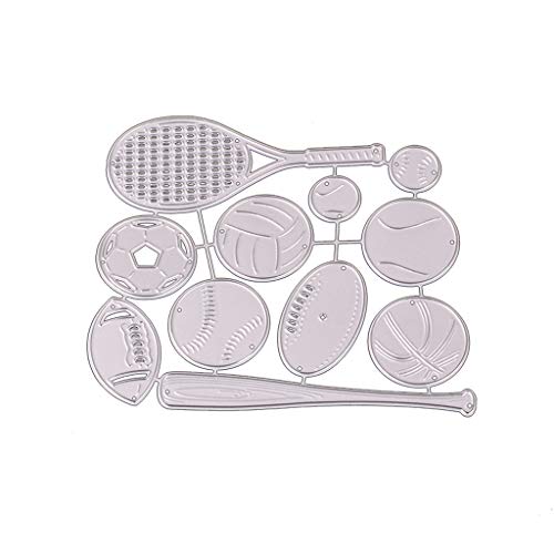 Für kreative Baseballschläger Metall Stanzformen Schablone Scrapbooking Prägewerkzeug Papier Karten Album Dekoration von Fowspvzn