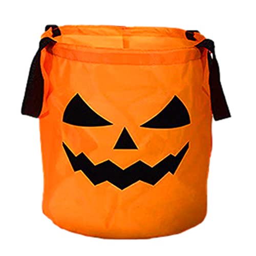 Fowybe 2 Pcs Beleuchten Sie Süßes oder Saures-Taschen | Halloween leuchten Süßigkeitentüten mit LED-Lichtern | Wiederverwendbare Geschenktüte für Halloween-Partys von Fowybe